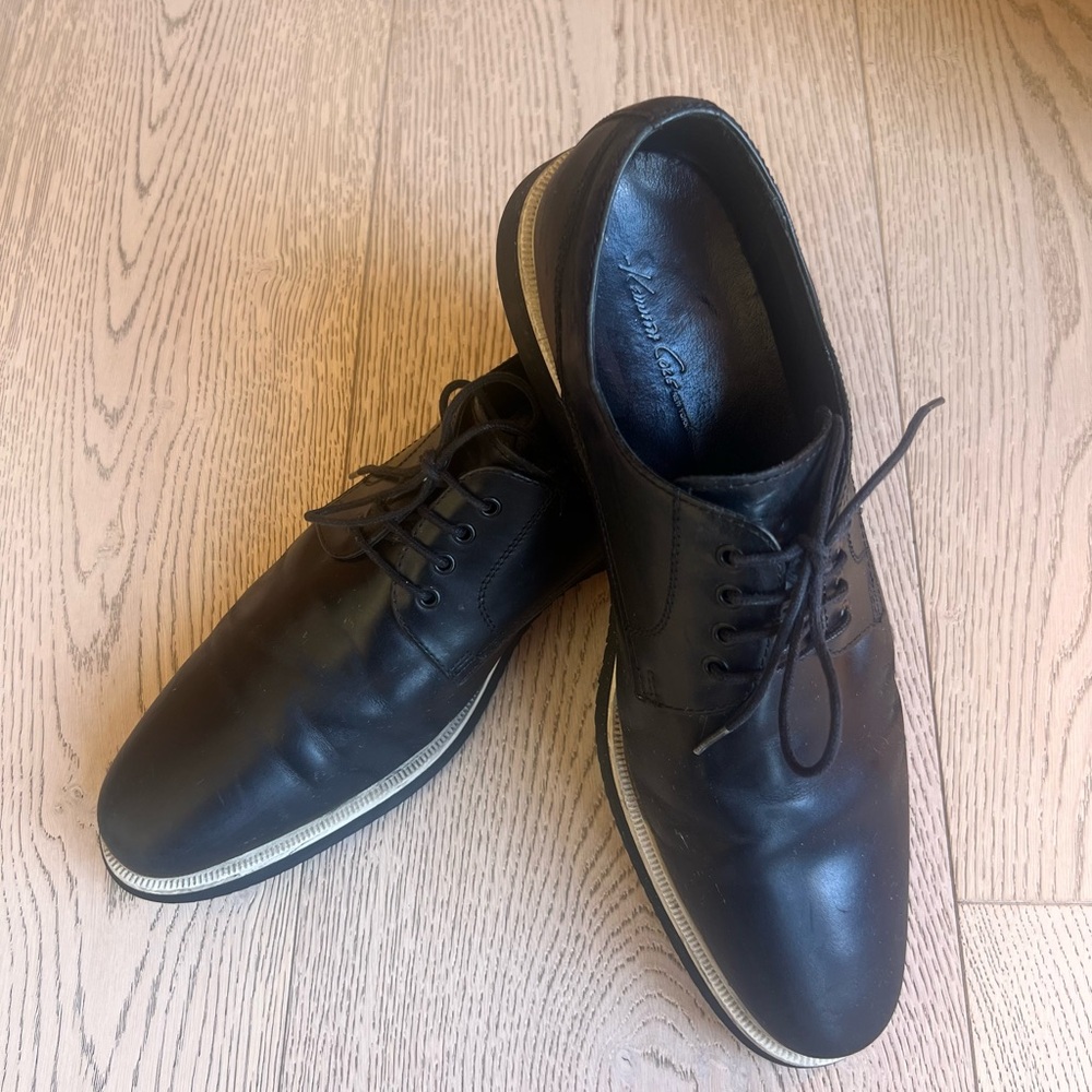 Black Leather Men's Shoes